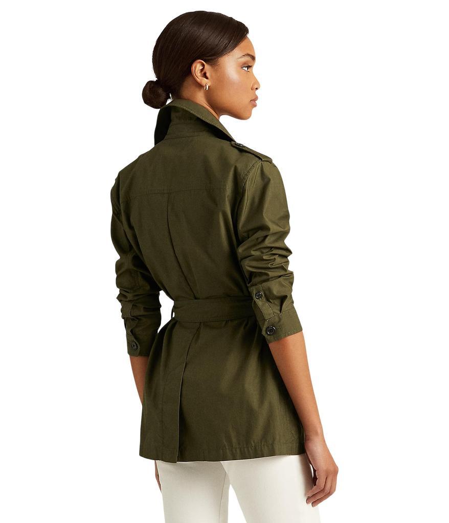 商品Ralph Lauren|Petite Belted Twill Field Jacket,价格¥2170,第4张图片详细描述