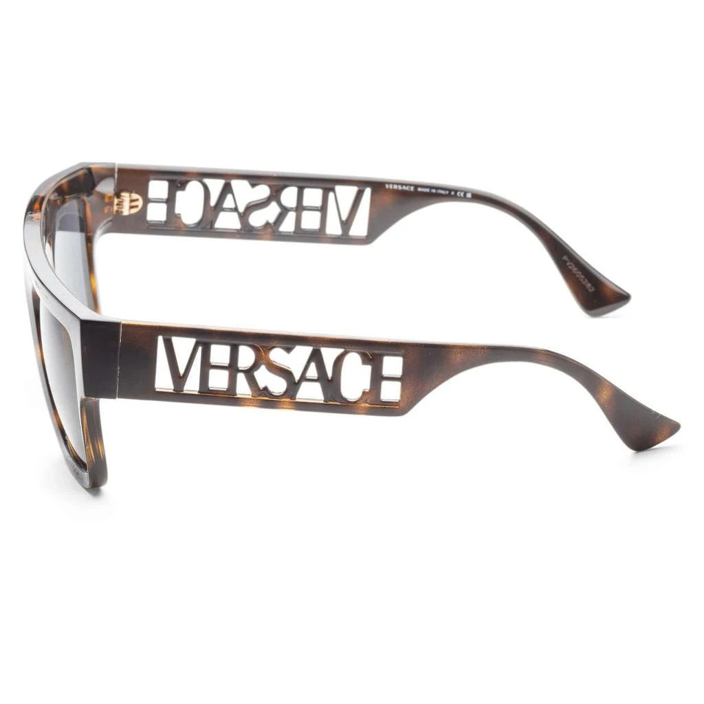 商品Versace|Versace 棕色 Browbar 太阳镜,价格¥777,第2张图片详细描述
