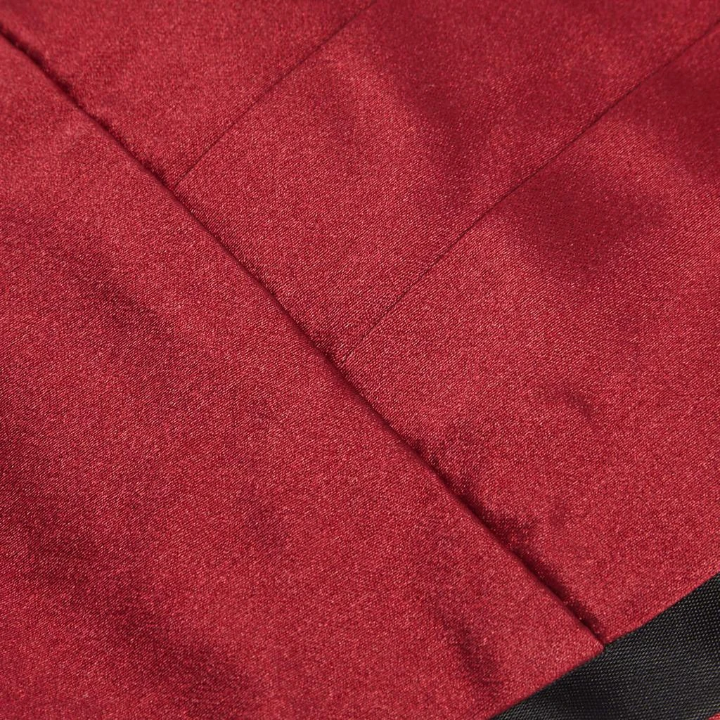 商品[二手商品] Zegna|Ermenegildo Zegna Red Pleated Silk Satin Cummerbund,价格¥807,第4张图片详细描述