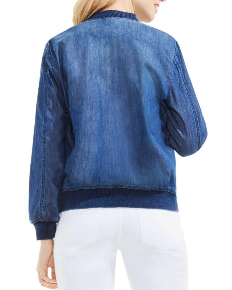 商品Vince Camuto|Washed Denim Bomber Jacket,价格¥482,第2张图片详细描述