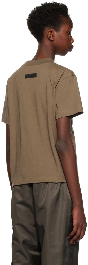 Brown Flocked T-Shirt商品第3张图片规格展示