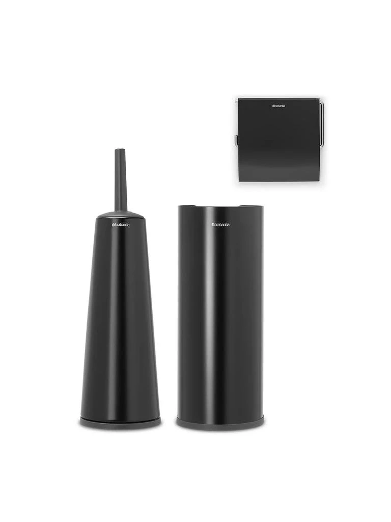 商品Brabantia|Renew Toilet 3-Piece Accessory Set,价格¥469,第1张图片