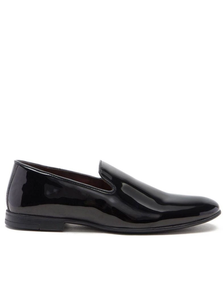 商品Thomas Crick|THOMAS CRICK FRANKIE formal patent leather loafer shoe in patent black,价格¥291,第1张图片