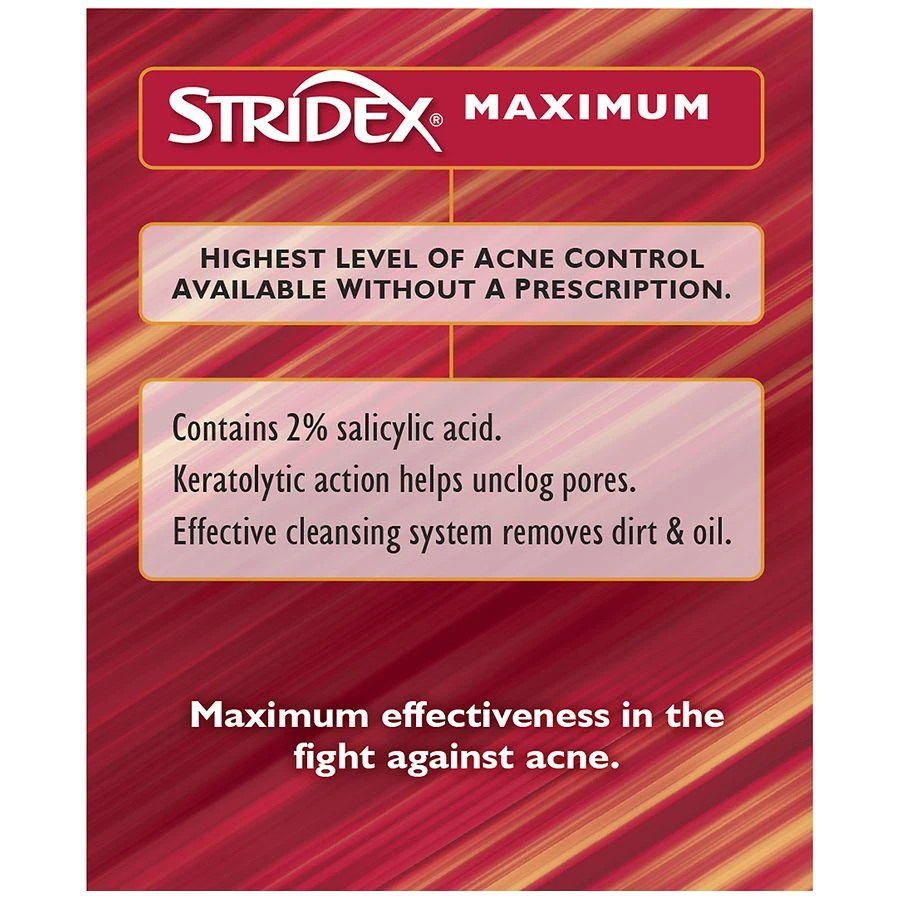 商品Stridex|水杨酸棉片 增强版,价格¥54,第5张图片详细描述