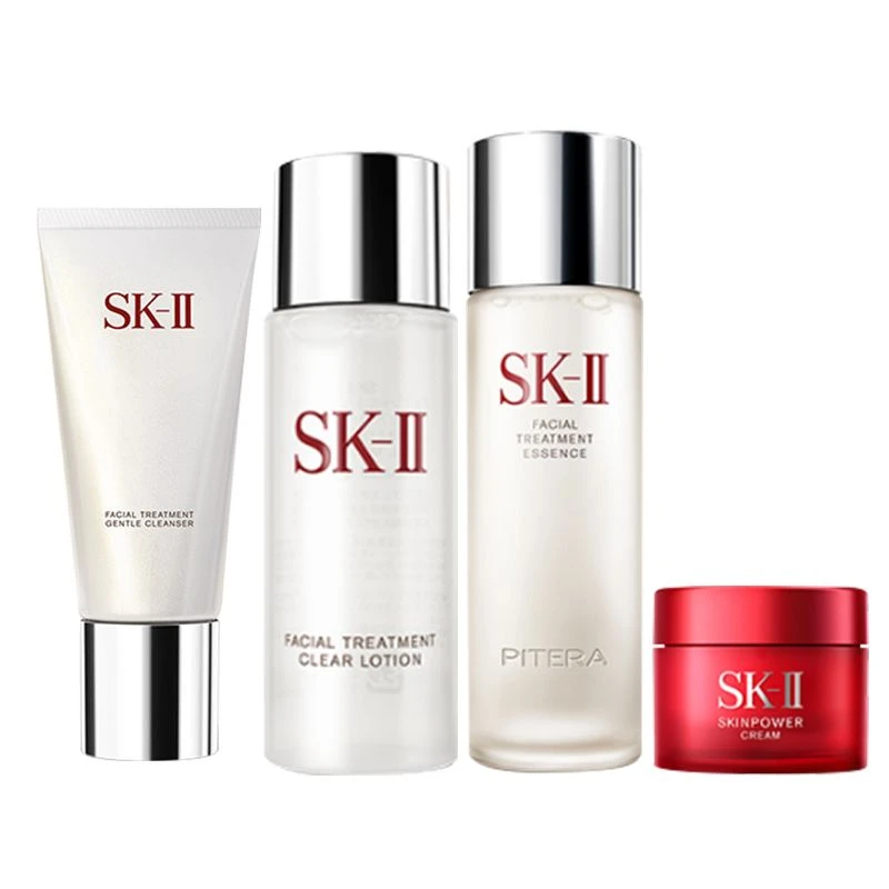 商品[国内直发] SK-II|SK-II入门体验装神仙水大红瓶旅行装 4件套,价格¥417,第1张图片