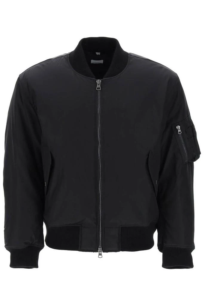 商品Burberry|'graves' padded bomber jacket with back emblem embroidery,价格¥5441,第1张图片