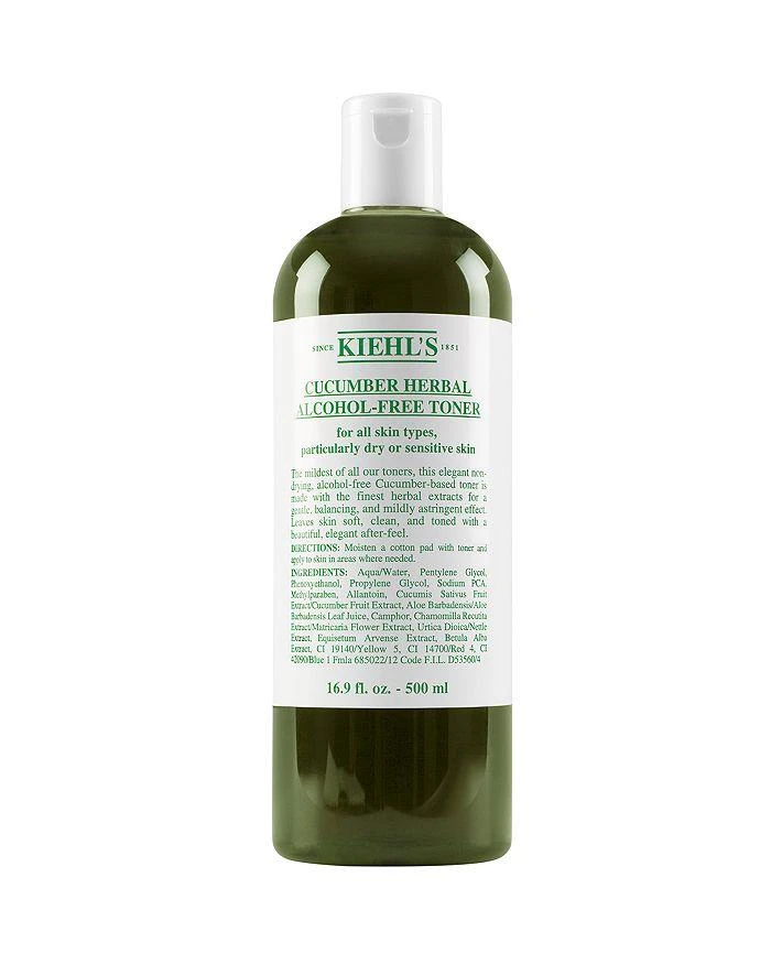 商品Kiehl's|黄瓜植物爽肤水 (小黄瓜水) 500ml,价格¥259,第1张图片
