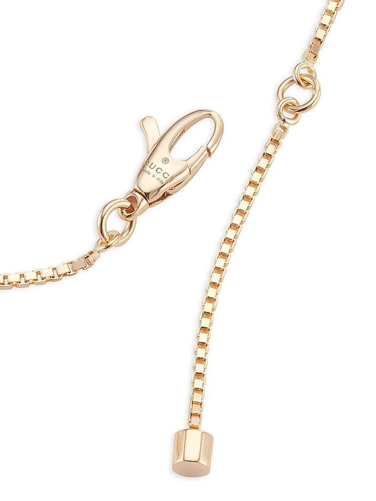 商品Gucci|Link To Love 18K Rose Gold Necklace,价格¥11152,第3张图片详细描述