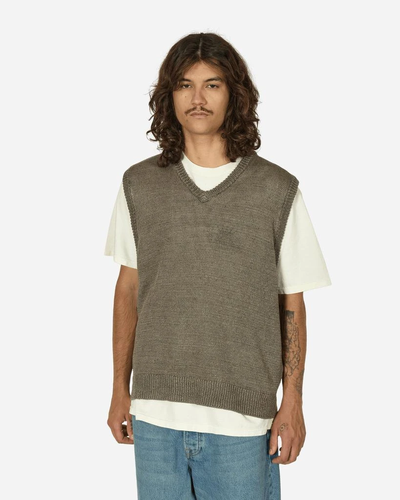 商品STUSSY|Loose Knit Linen Vest Stone,价格¥813,第1张图片