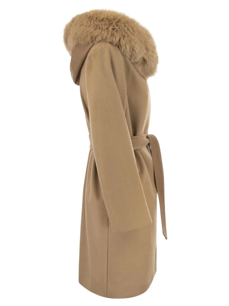 商品Weekend Max Mara|Max mara studio women's beige other materials coat,价格¥7246,第3张图片详细描述