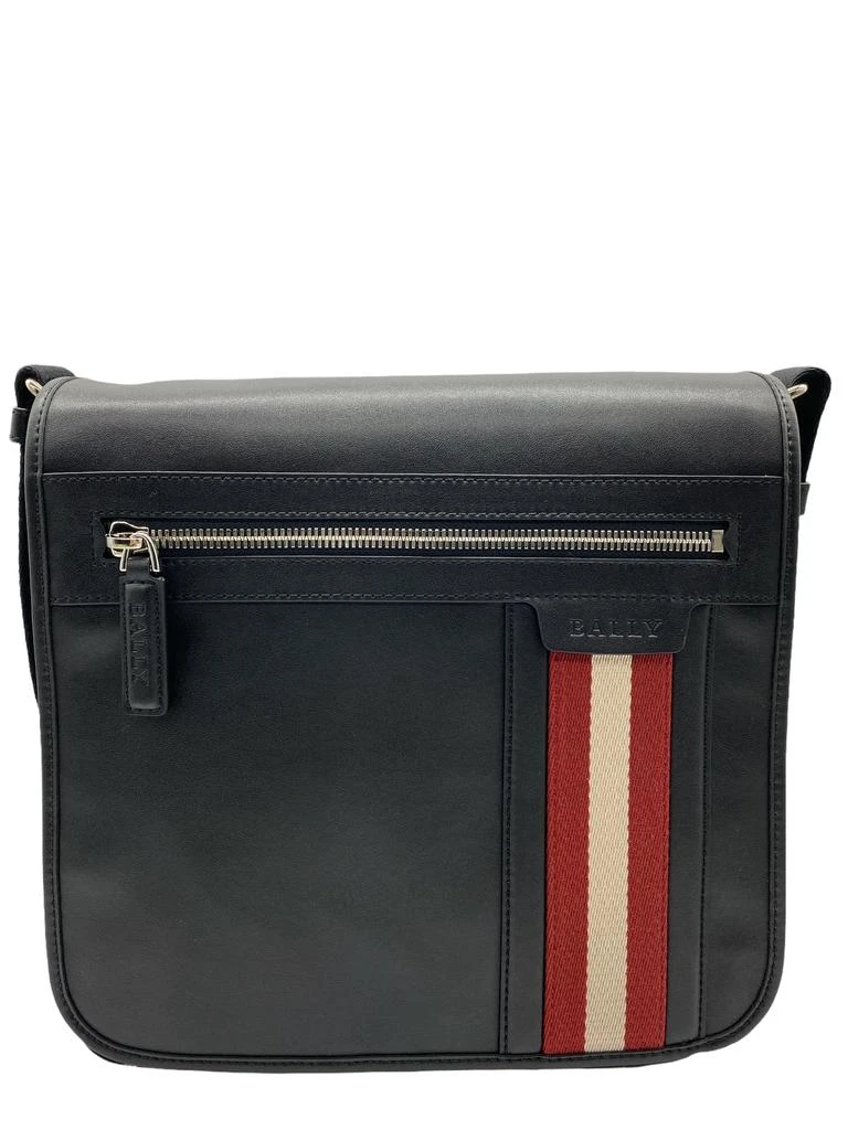 商品Bally|NEW Bally Oslo Men's 6216375 Black Leather Shoulder Bag MSRP,价格¥3312,第1张图片