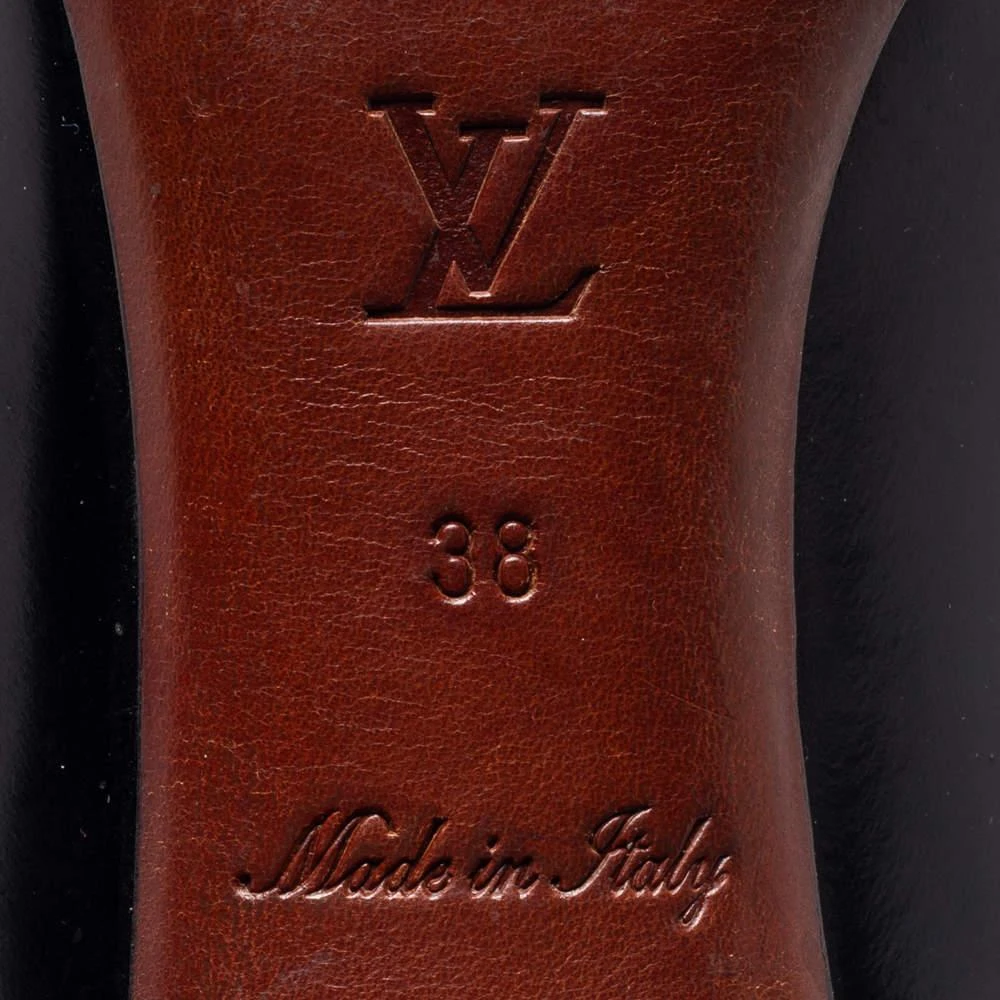Louis Vuitton Black Leather Betty Pumps Size 38 商品