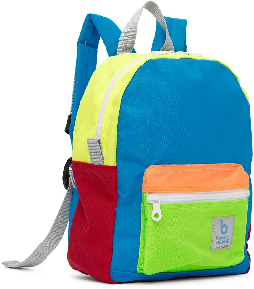 商品Kodomo BEAMS|Kids Multicolor Mini Canvas Backpack,价格¥305,第2张图片详细描述