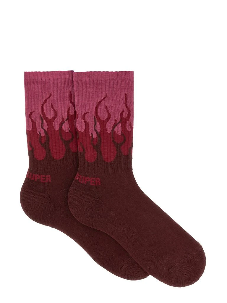 商品Vision of Super|Socks With Double Logo Flame,价格¥424,第1张图片
