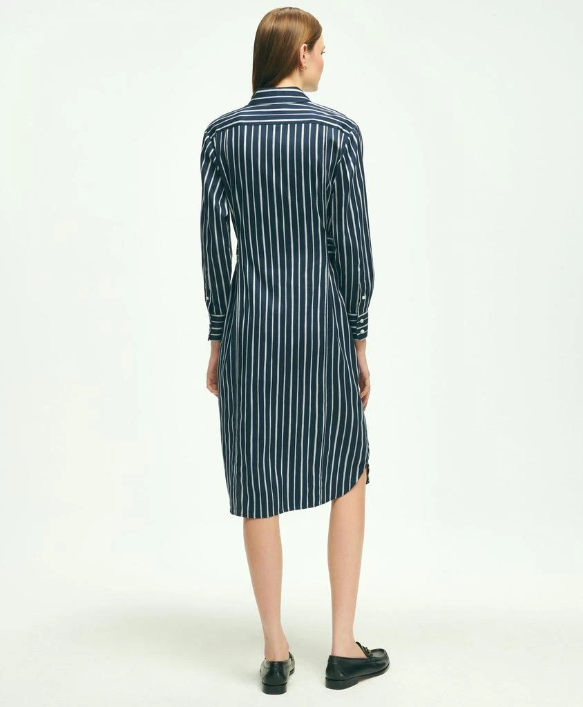 商品Brooks Brothers|Cotton Striped Shirt Dress,价格¥661,第5张图片详细描述