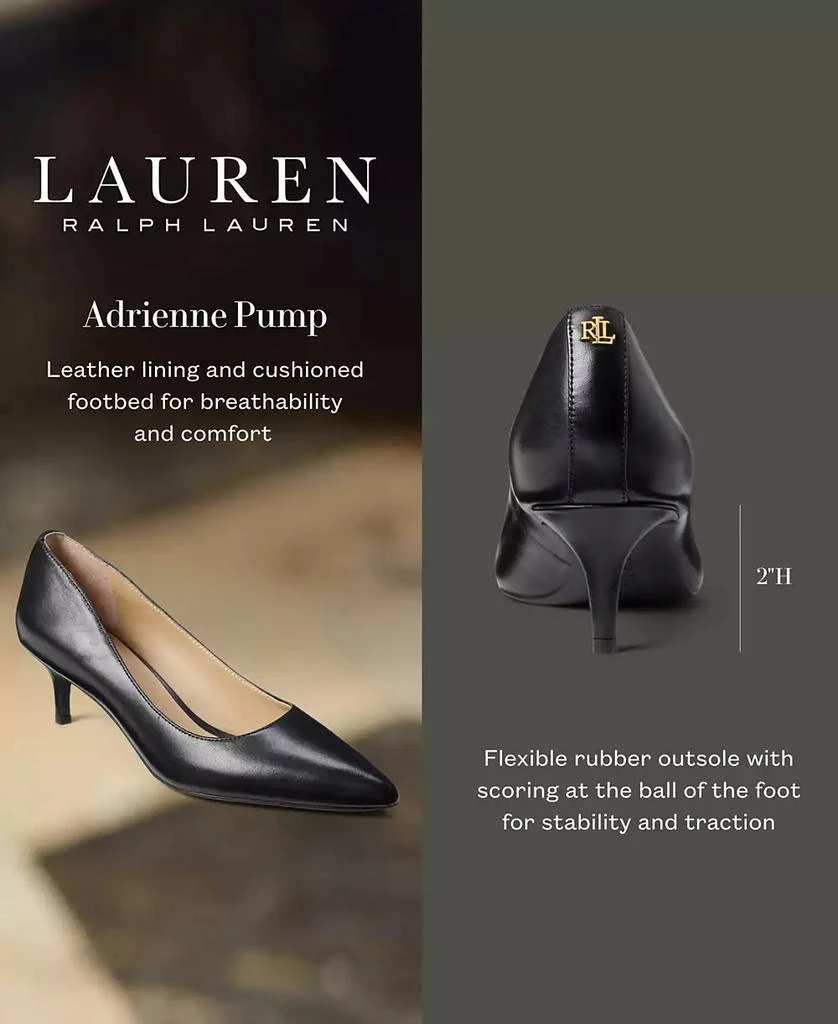 商品Ralph Lauren|Women's Adrienne Slip-On Pointed-Toe Pumps,价格¥735,第5张图片详细描述