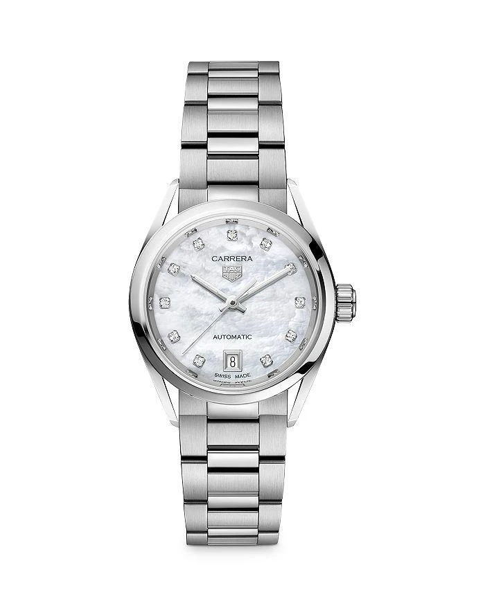 商品TAG Heuer|Carrera Diamond Watch, 29mm,价格¥27548,第1张图片详细描述