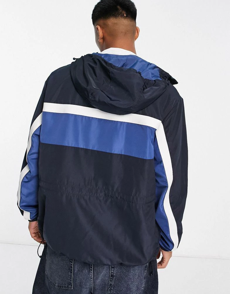 商品Armani Exchange|Armani Exchange taping windbreaker in navy,价格¥1035,第2张图片详细描述