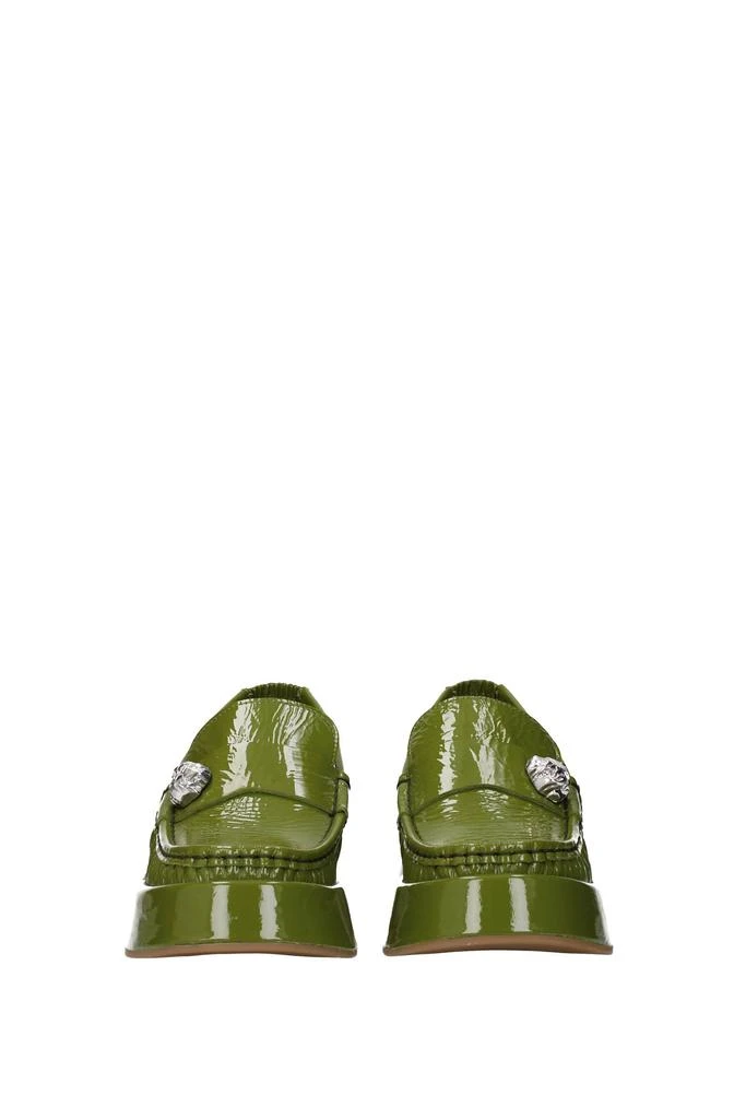 商品Ganni|Sandals Patent Leather Green Kiwi,价格¥1605,第3张图片详细描述