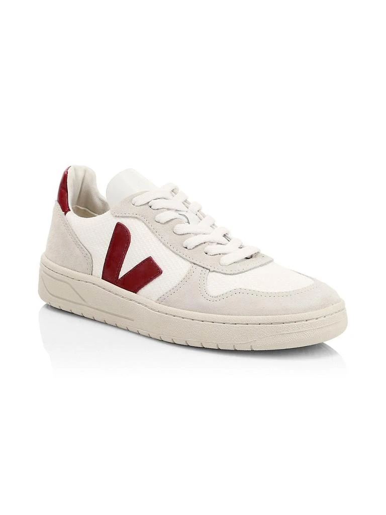 商品Veja|Women's V-10 Contrast Logo Recycled Mesh Low-Top Sneakers,价格¥1325,第1张图片