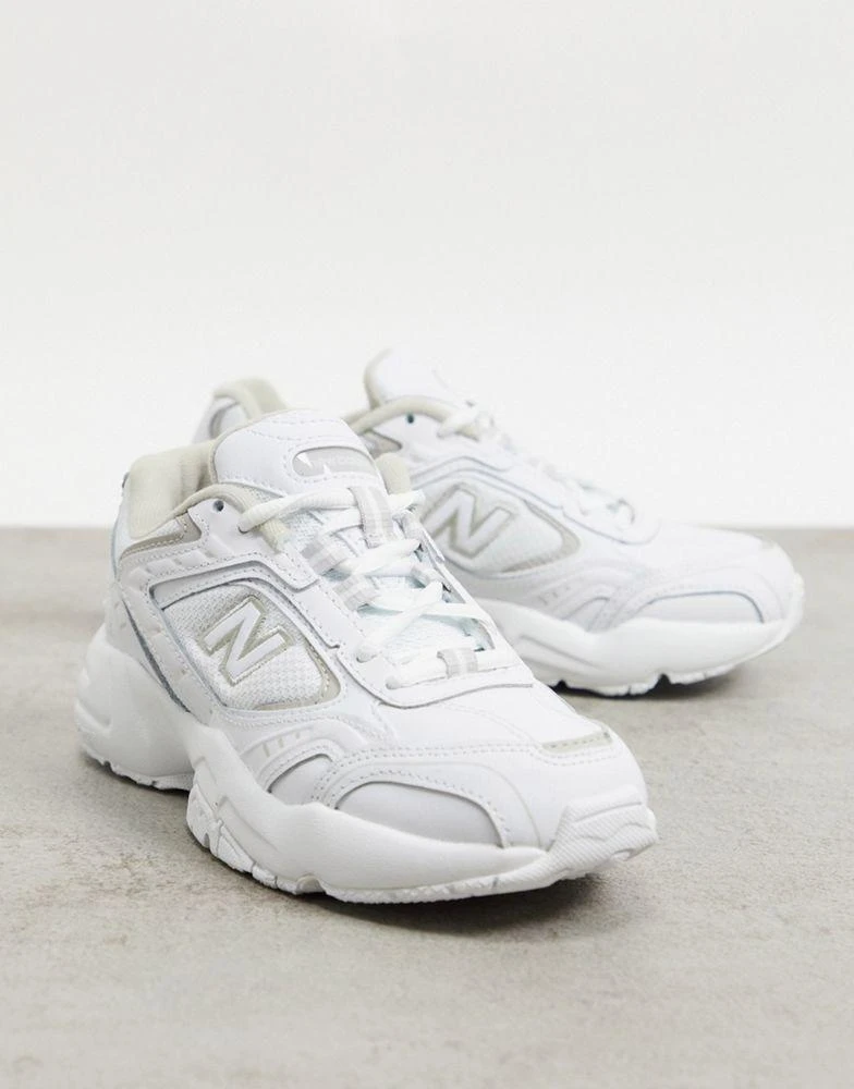 商品New Balance|New Balance 452 trainers in white/grey,价格¥662,第1张图片