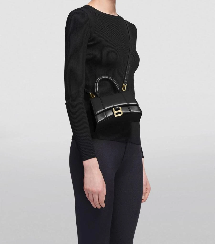 商品Balenciaga|XS Hourglass Top-Handle Bag,价格¥20117,第2张图片详细描述