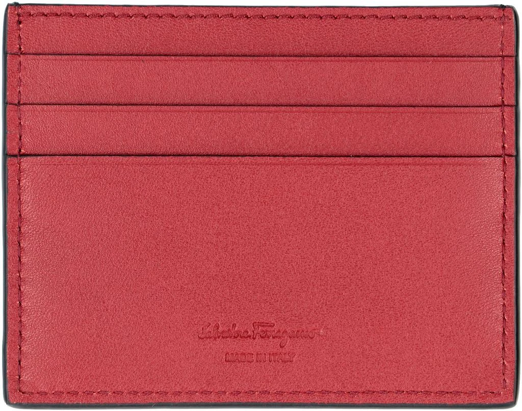 商品Salvatore Ferragamo|GANCINI LEATHER CARD HOLDER,价格¥1593,第3张图片详细描述