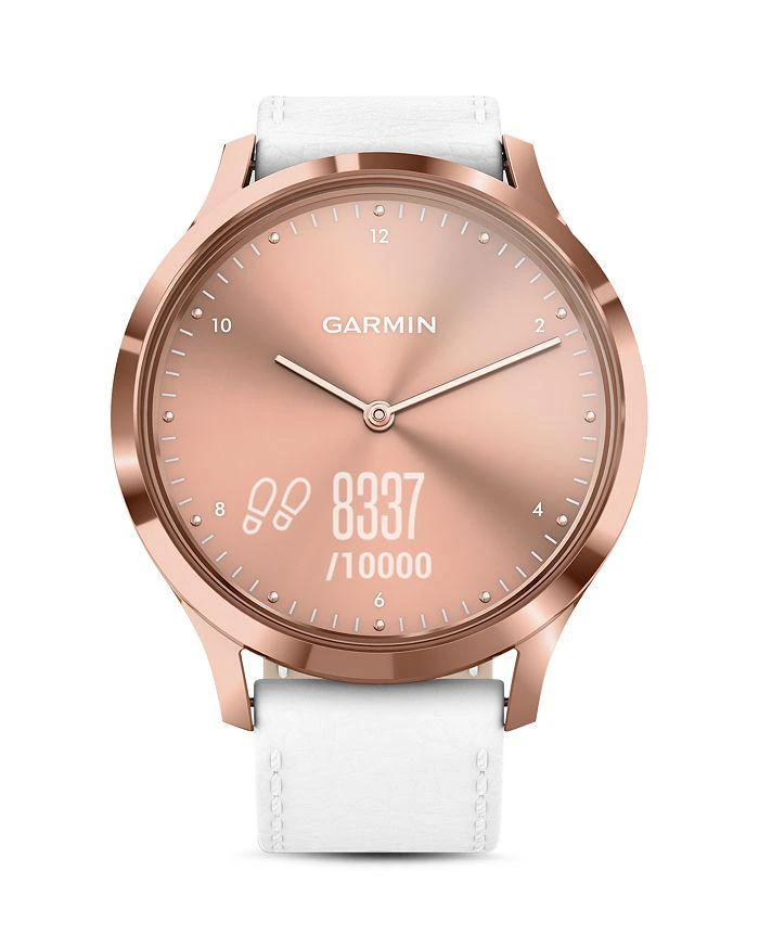 商品Garmin|Vivomove HR Rose Gold Touchscreen Hybrid Smartwatch, 43mm,价格¥2598,第4张图片详细描述