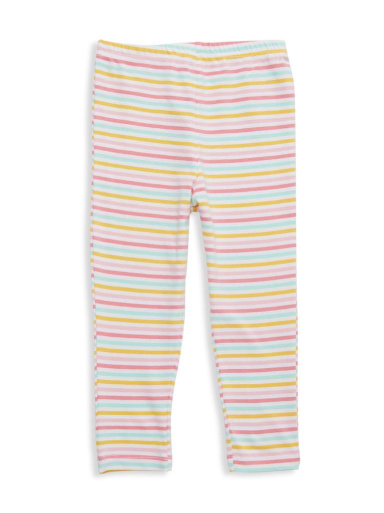 商品Little Me|Baby Girl's 2 Piece Rainbow Graphic Tee & Striped Pants Set,价格¥111,第5张图片详细描述