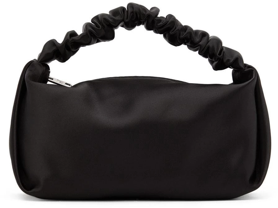 商品Alexander Wang|Black Mini Scrunchie Top Handle Bag,价格¥2787,第1张图片