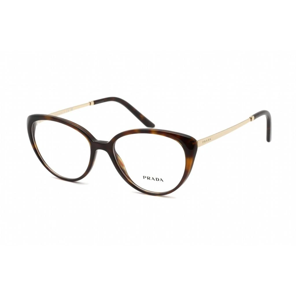 商品Prada|Prada Women's Eyeglasses - Clear Lens Havana Plastic Cat Eye Frame | 0PR 06WV 2AU1O1,价格¥868,第1张图片