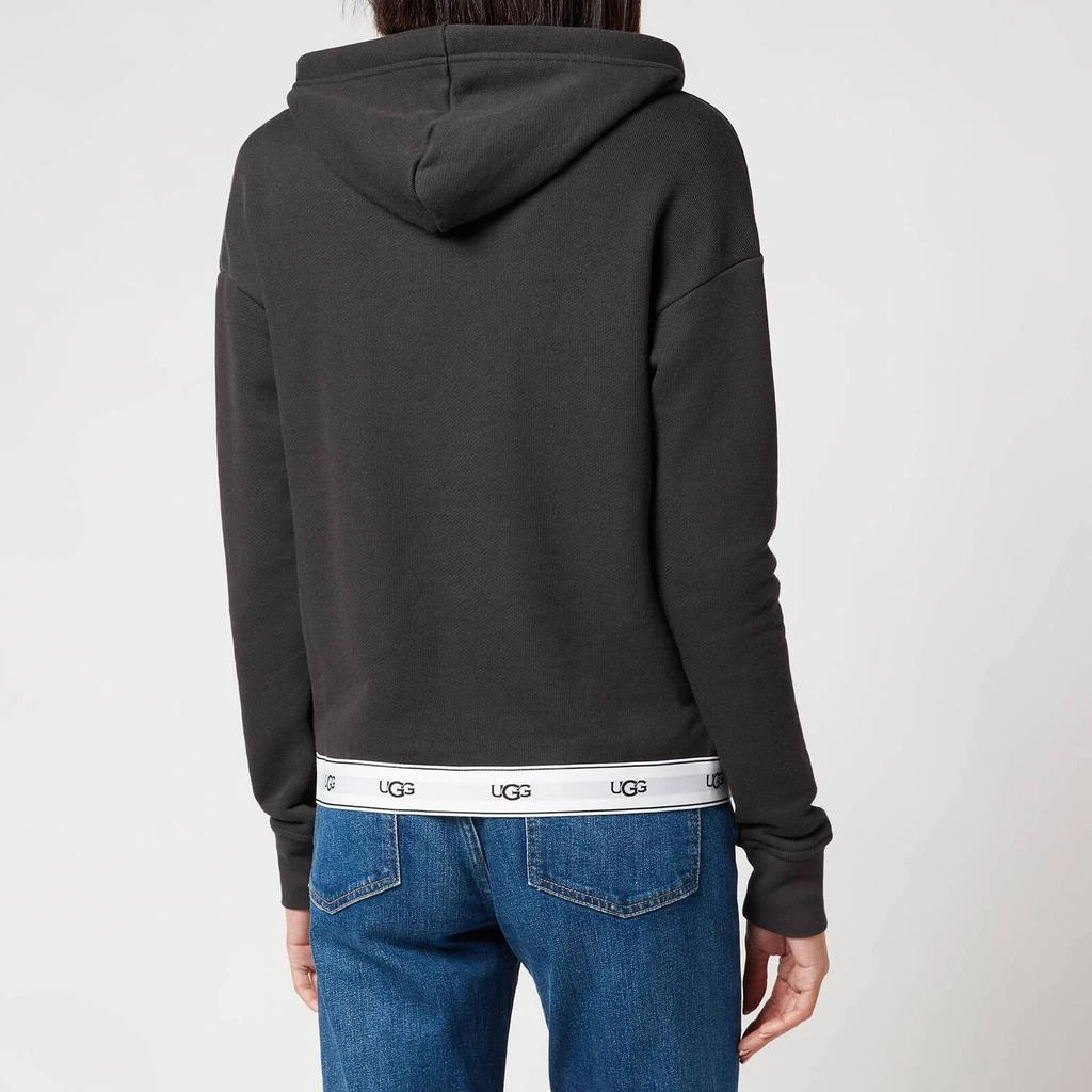 商品UGG|UGG Women's Sena Hooded Zip Sweatshirt - Black,价格¥440,第2张图片详细描述