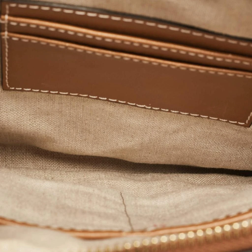 Michael Kors Tan Wicker Malibu Wristlet Zip Pouch 商品