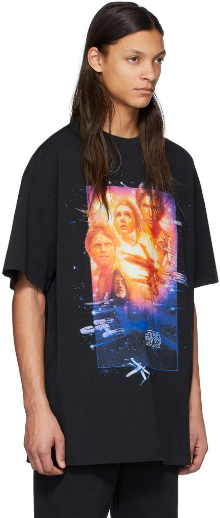 商品Vetements|Black STAR WARS Edition Movie Poster T-Shirt,价格¥2079,第2张图片详细描述