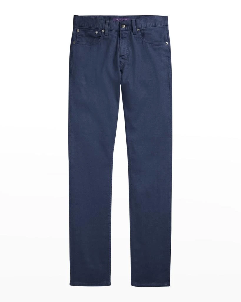 商品Ralph Lauren|Men's Slim Fit Linen-Cotton Stretch Jeans,价格¥2224,第2张图片详细描述