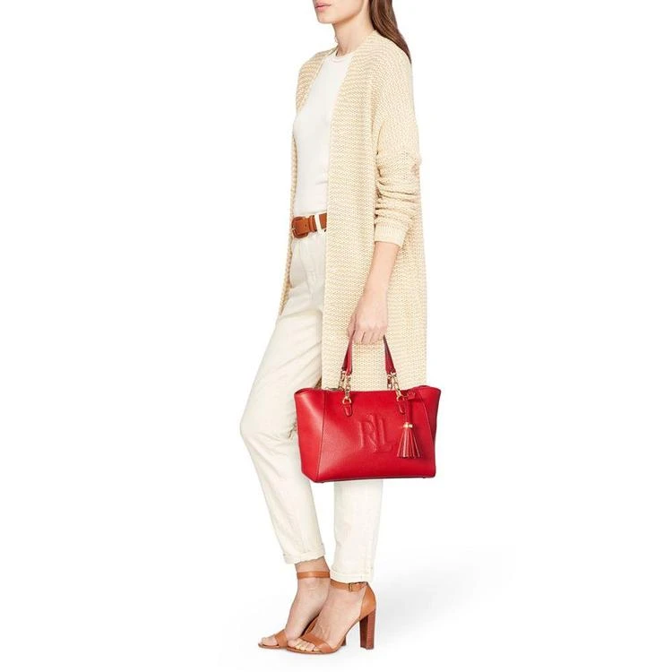 商品Ralph Lauren|Leather Small Stefanie II Satchel,价格¥1102,第2张图片详细描述
