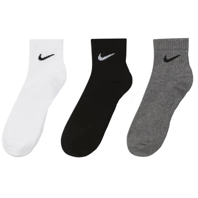 商品[国内直发] NIKE|[预售3天]户外休闲运动透气短袜 男女同款 3双装,价格¥129,第1张图片