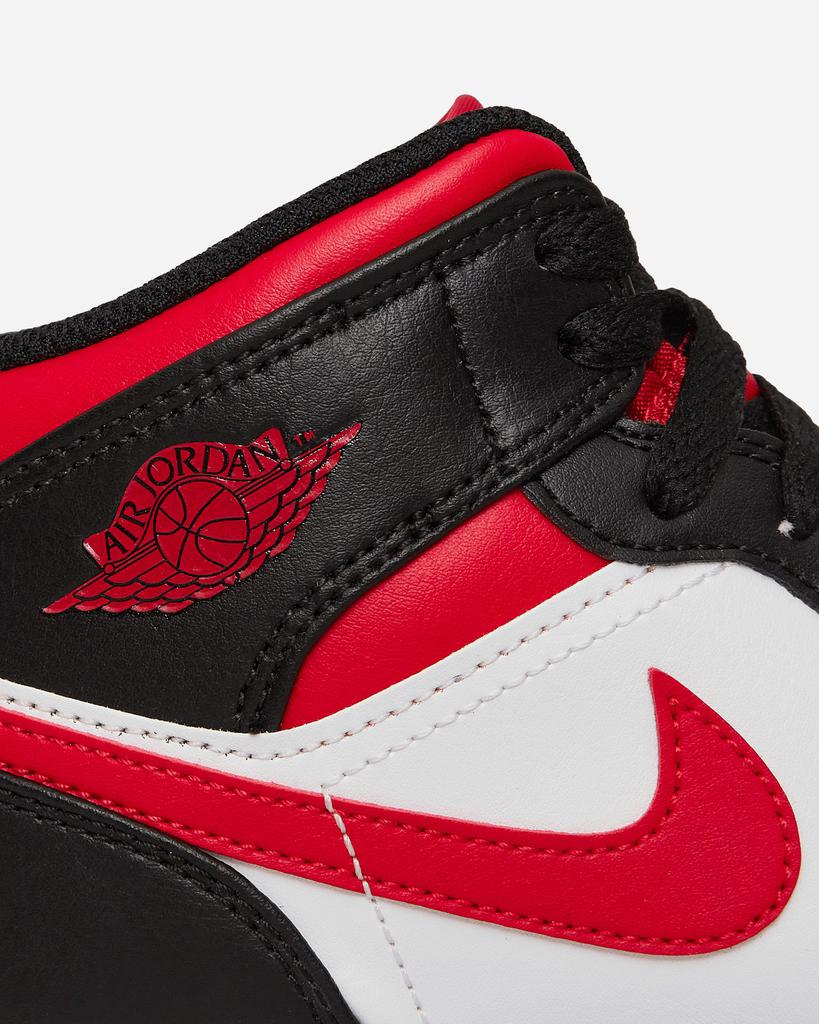 Air Jordan 1 Mid (GS) Sneakers Black / Fire Red商品第7张图片规格展示