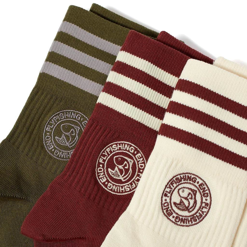 商品Adidas|END. X Adidas Flyfishing Sock - 3 Pack,价格¥208,第2张图片详细描述