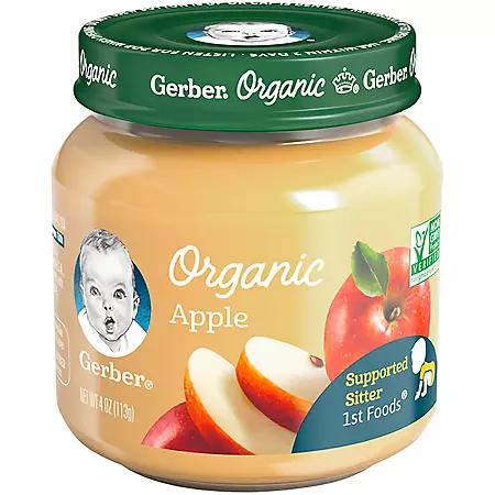 Gerber 1st Foods Organic Baby Food, Fruit & Veggie Value Pack (4 oz., 20 ct.)商品第6张图片规格展示