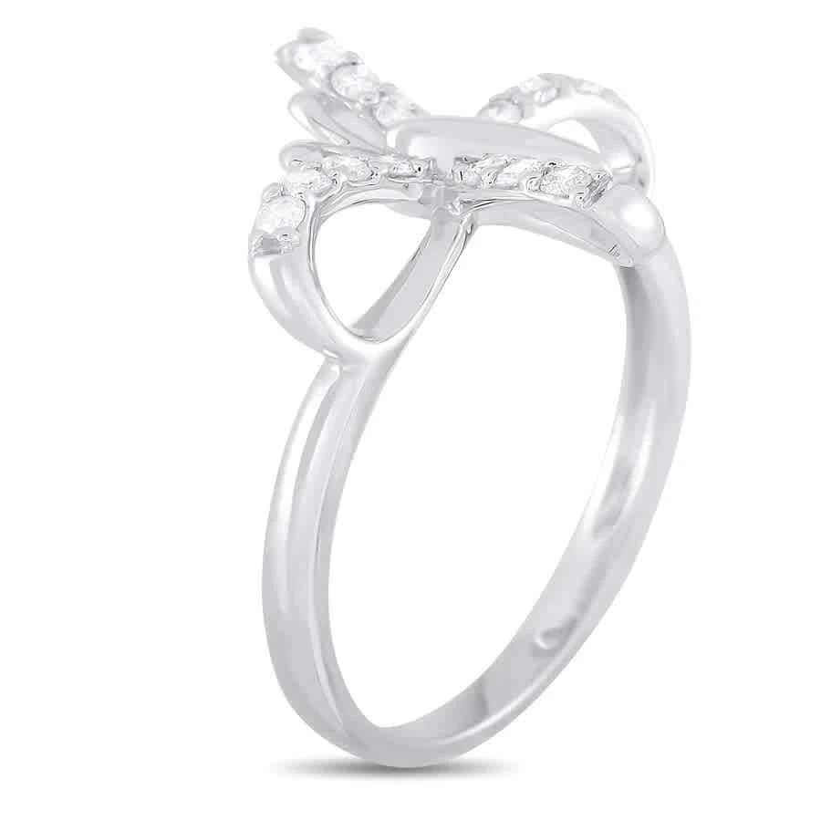 商品LB Exclusive|14K White Gold 0.30 ct Diamond Butterfly Ring,价格¥3459,第2张图片详细描述