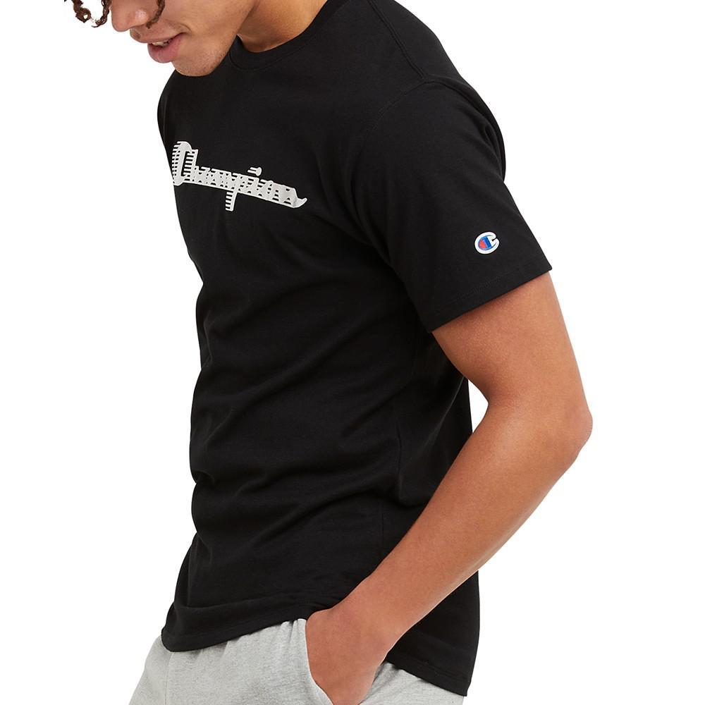商品CHAMPION|Men's Classic Script Logo Graphic Short-Sleeve T-Shirt,价格¥184,第5张图片详细描述
