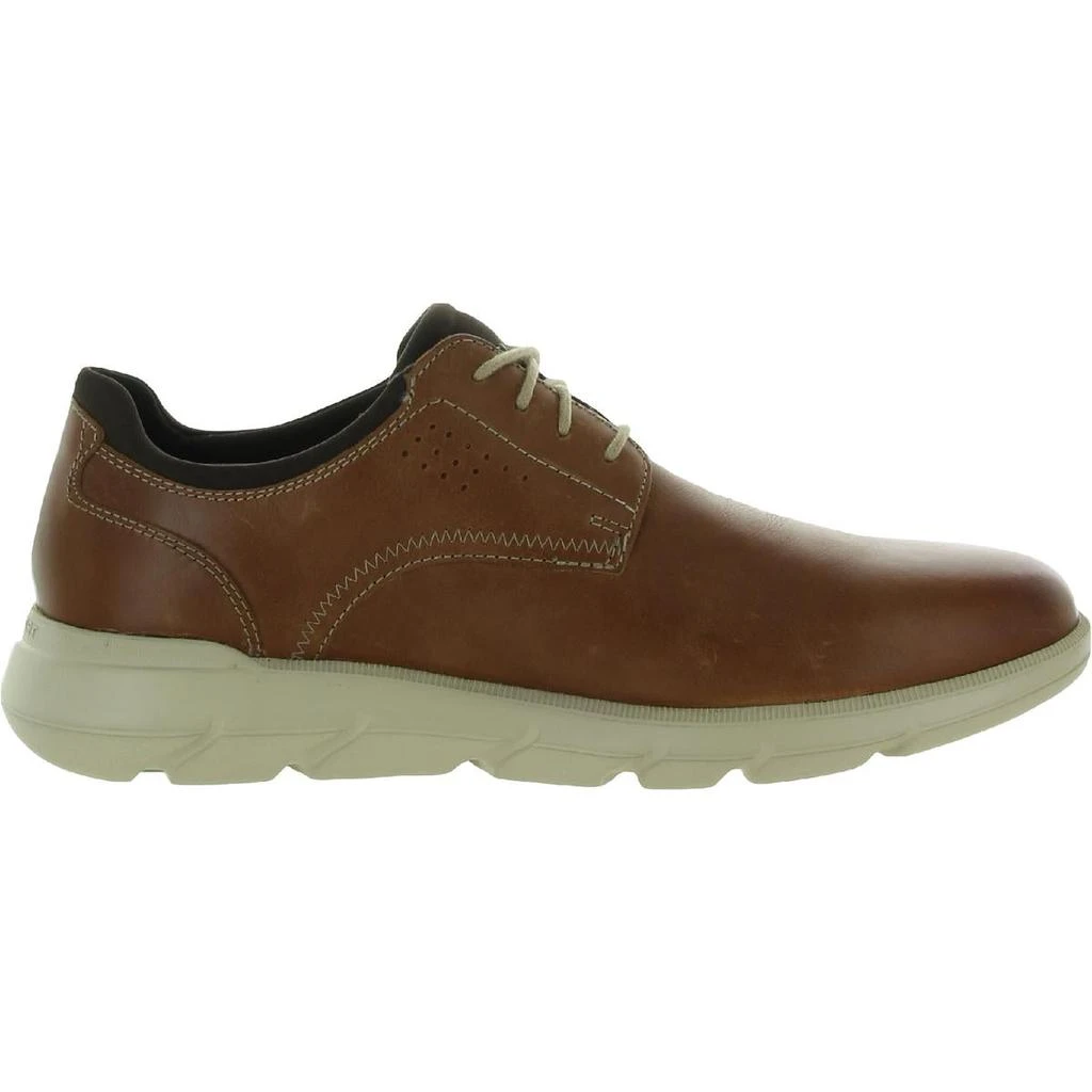 商品Rockport|Rockport Mens Grady Plain Toe Leather Lace Up Oxfords,价格¥297,第3张图片详细描述