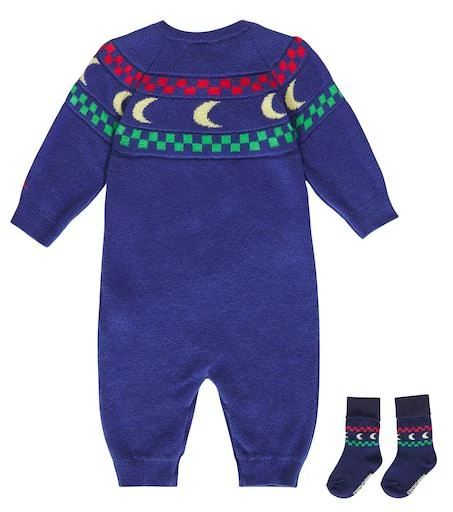 商品BOBO CHOSES|Baby Beneath The Moon onesie, socks, and blanket set,价格¥1613,第2张图片详细描述