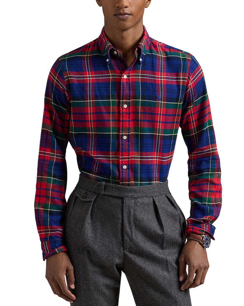 Polo Ralph Lauren | Classic Fit Plaid Brushed Flannel Shirt 463.55元 商品图片