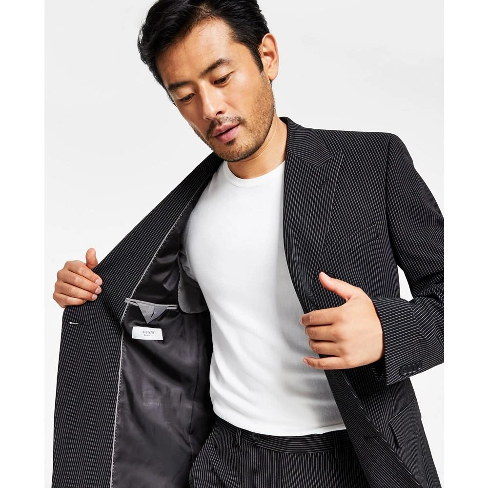 商品Alfani|Men's Slim-Fit Double-Breasted Pinstripe Suit Separate Jacket, Created for Macy's,价格¥1072,第3张图片详细描述