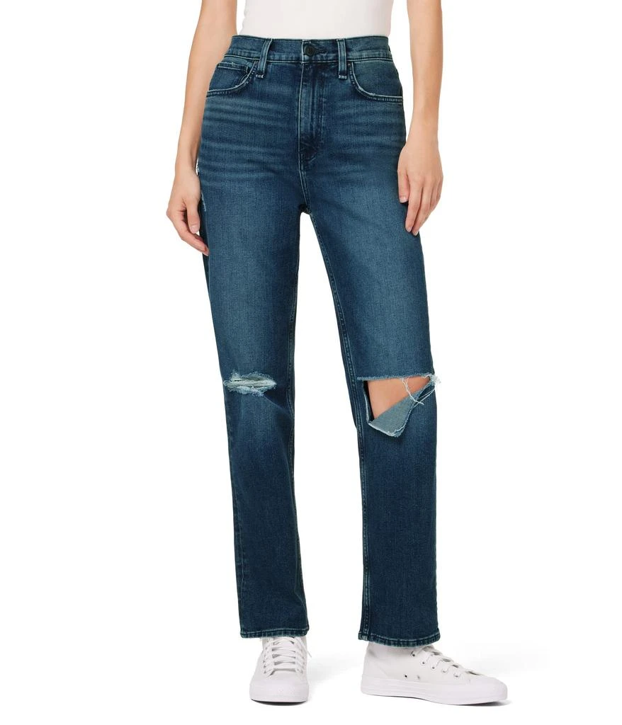商品Hudson|Jade High-Rise Straight Loose Fit in Seascape,价格¥763,第1张图片