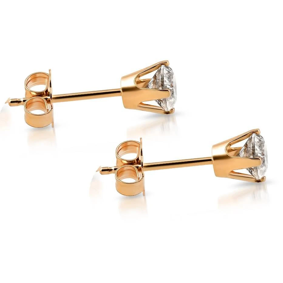 商品Pompeii3|1ct Diamond Studs 14K Yellow Gold,价格¥4418,第2张图片详细描述