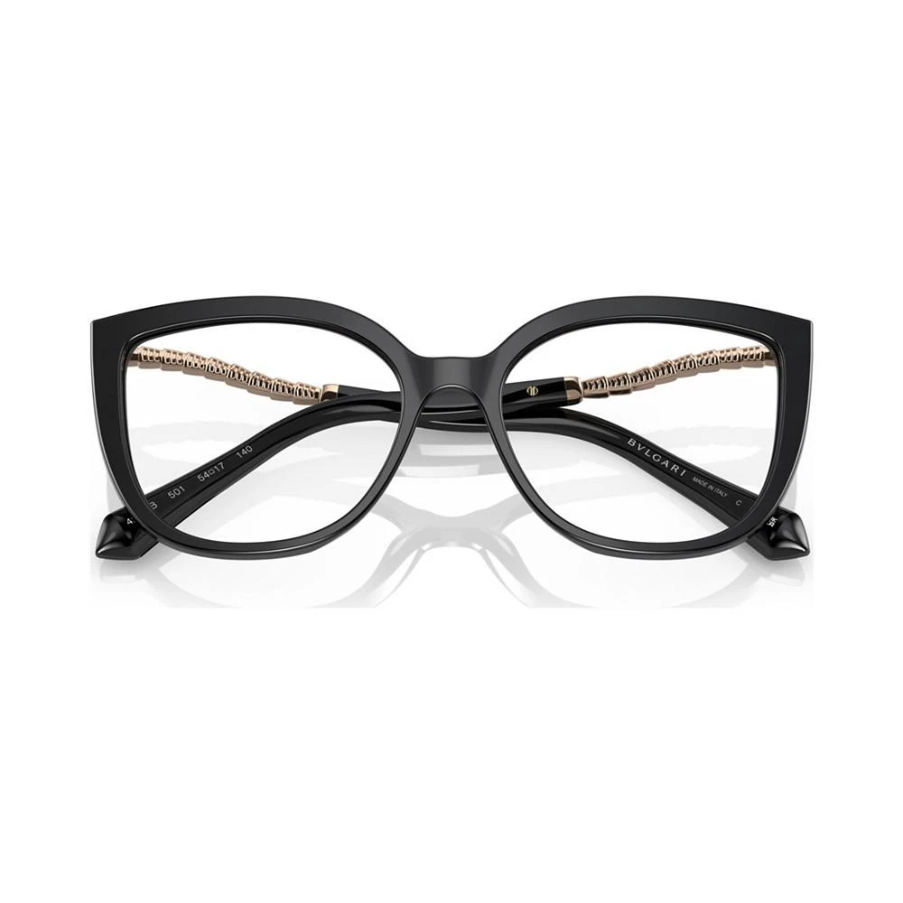 商品BVLGARI|Women's Cat Eye Eyeglasses, BV4214B54-O,价格¥3920,第5张图片详细描述