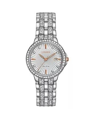 商品Citizen|Womens Stainless Steel Watch,价格¥2372,第1张图片